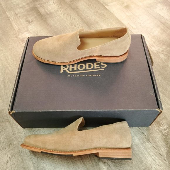 Rhodes Miles natural suede slip on shoe main image 4